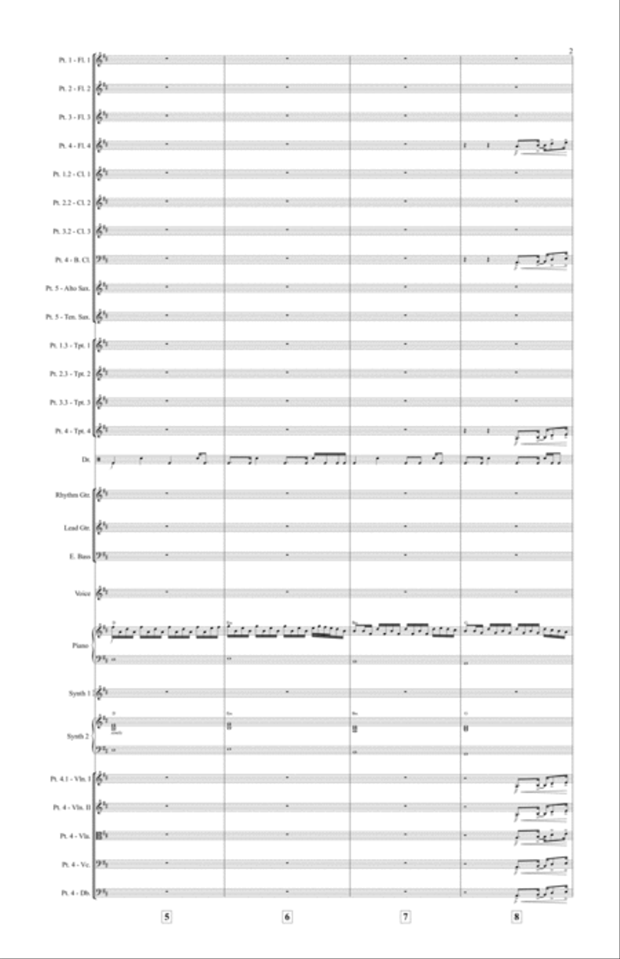 Halo Halo Large Ensemble scores gallery preview page 2