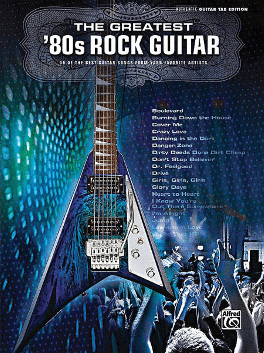 The Greatest '80s Rock Guitar Electric Guitar scores gallery preview page 1