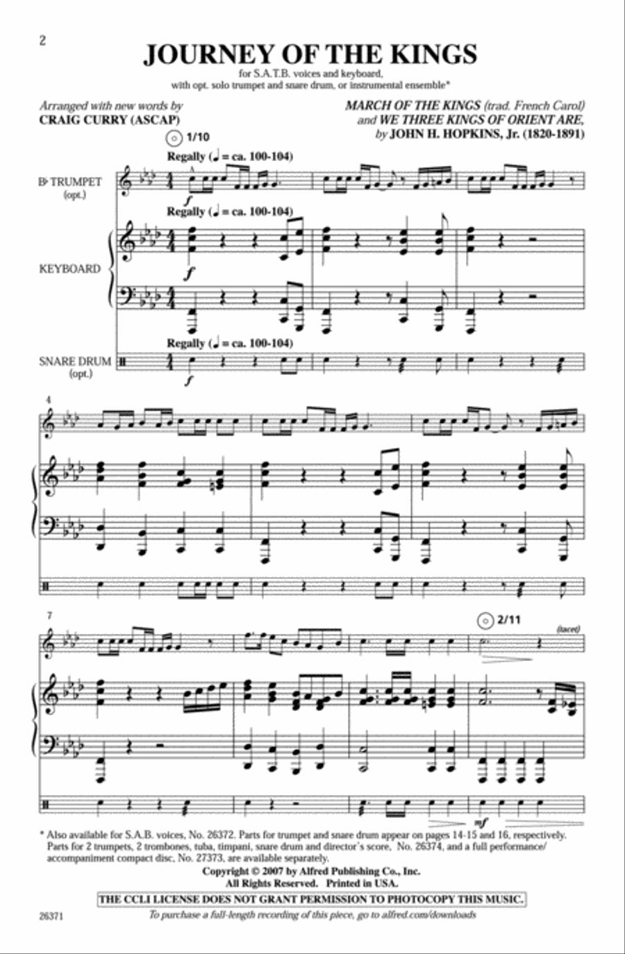 Journey of the Kings 4-Part scores gallery preview page 2