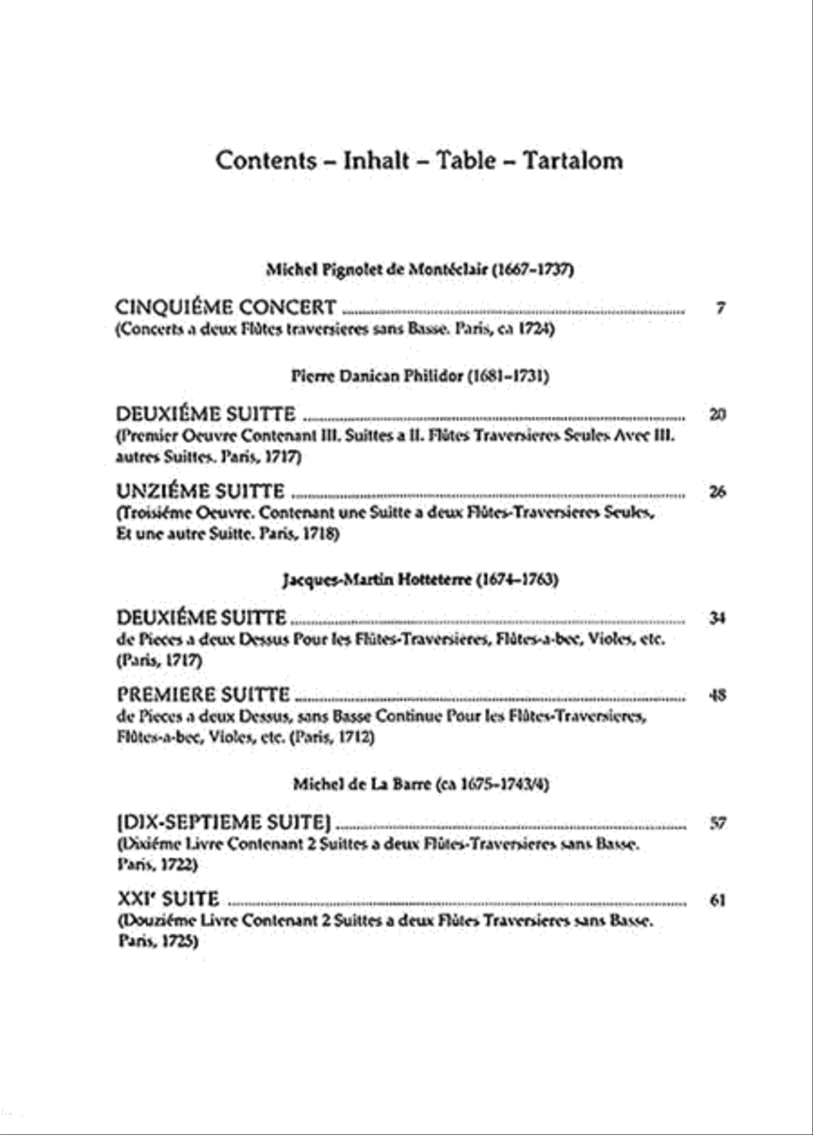 French Baroque Duets Recorder scores gallery preview page 2