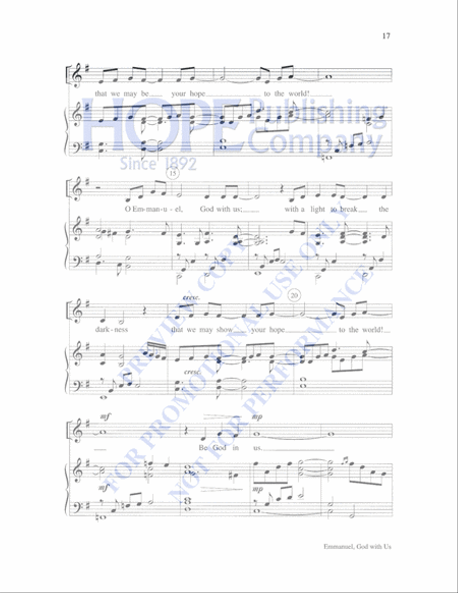 Emmanuel 4-Part scores gallery preview page 21