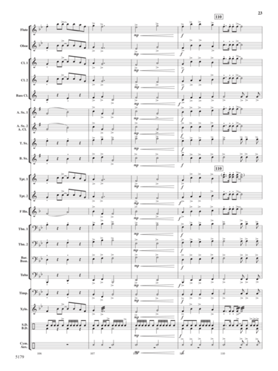 American Journey Concert Band scores gallery preview page 22