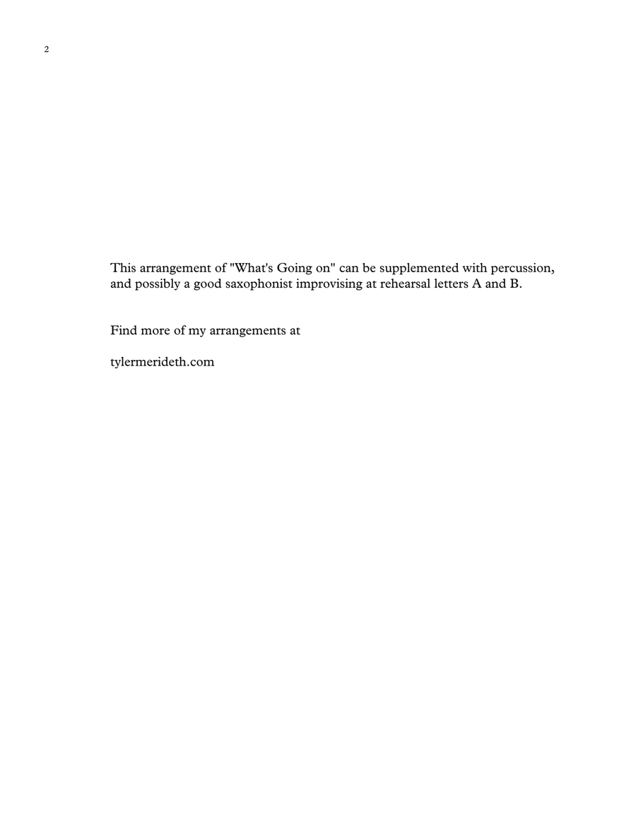 What's Going On String Orchestra scores gallery preview page 2
