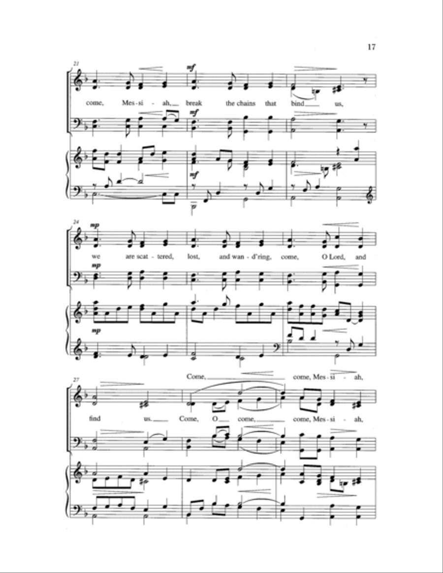 Go Tell It 4-Part scores gallery preview page 20