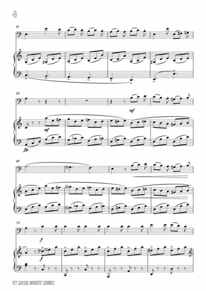 Rossini-La Danza, for Cello and Piano image number null