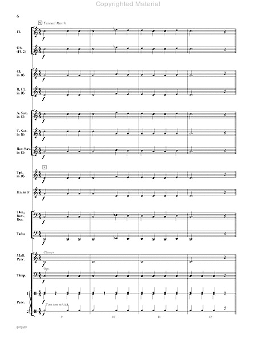 Aunt Rhodie's Diet Concert Band scores gallery preview page 7