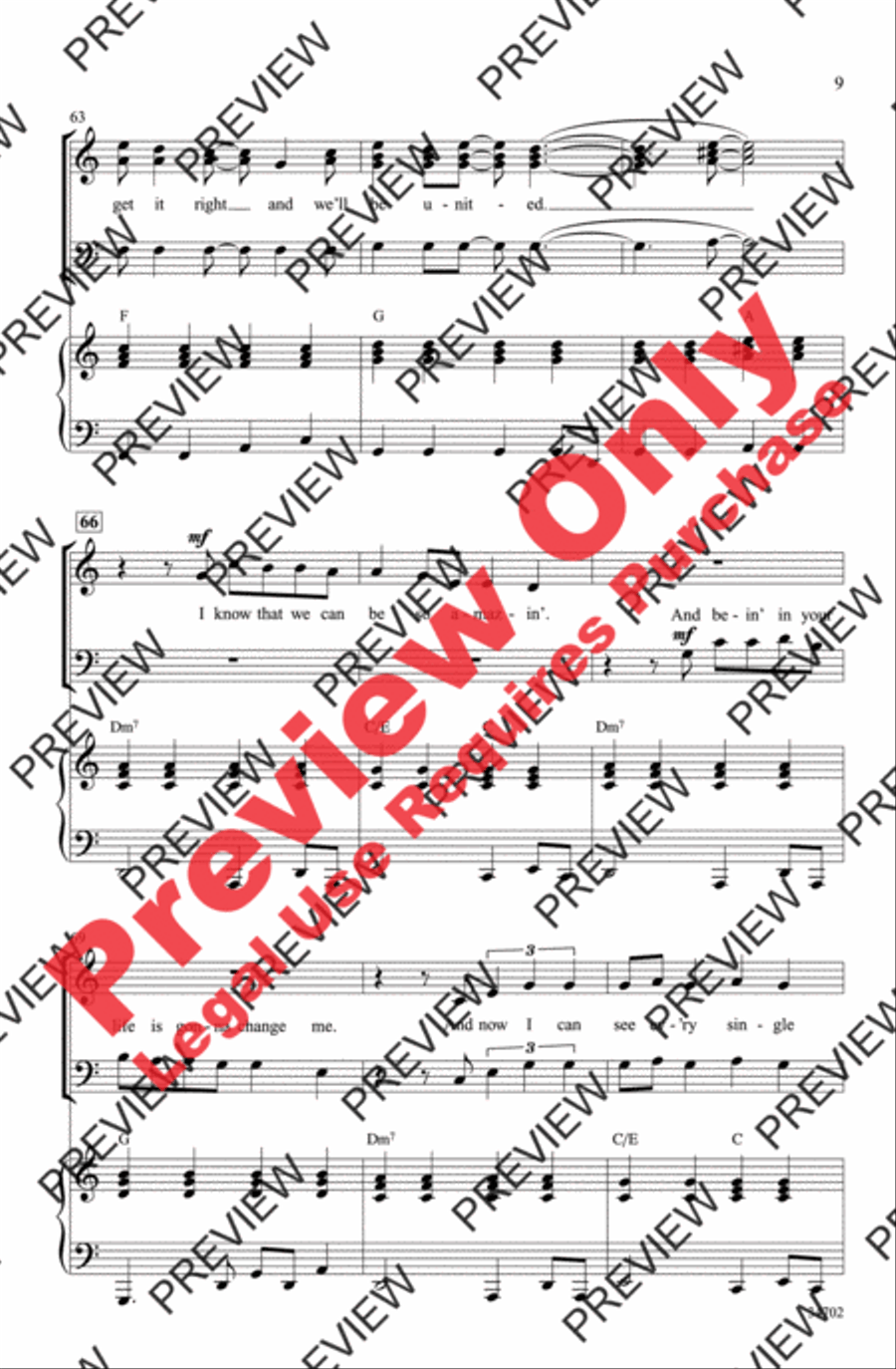 Haven't Met You Yet Haven't Met You Yet 3-Part scores gallery preview page 9