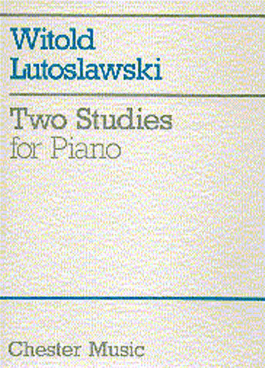 Two Studies for Piano Two Studies for Piano Piano Method scores gallery preview page 1