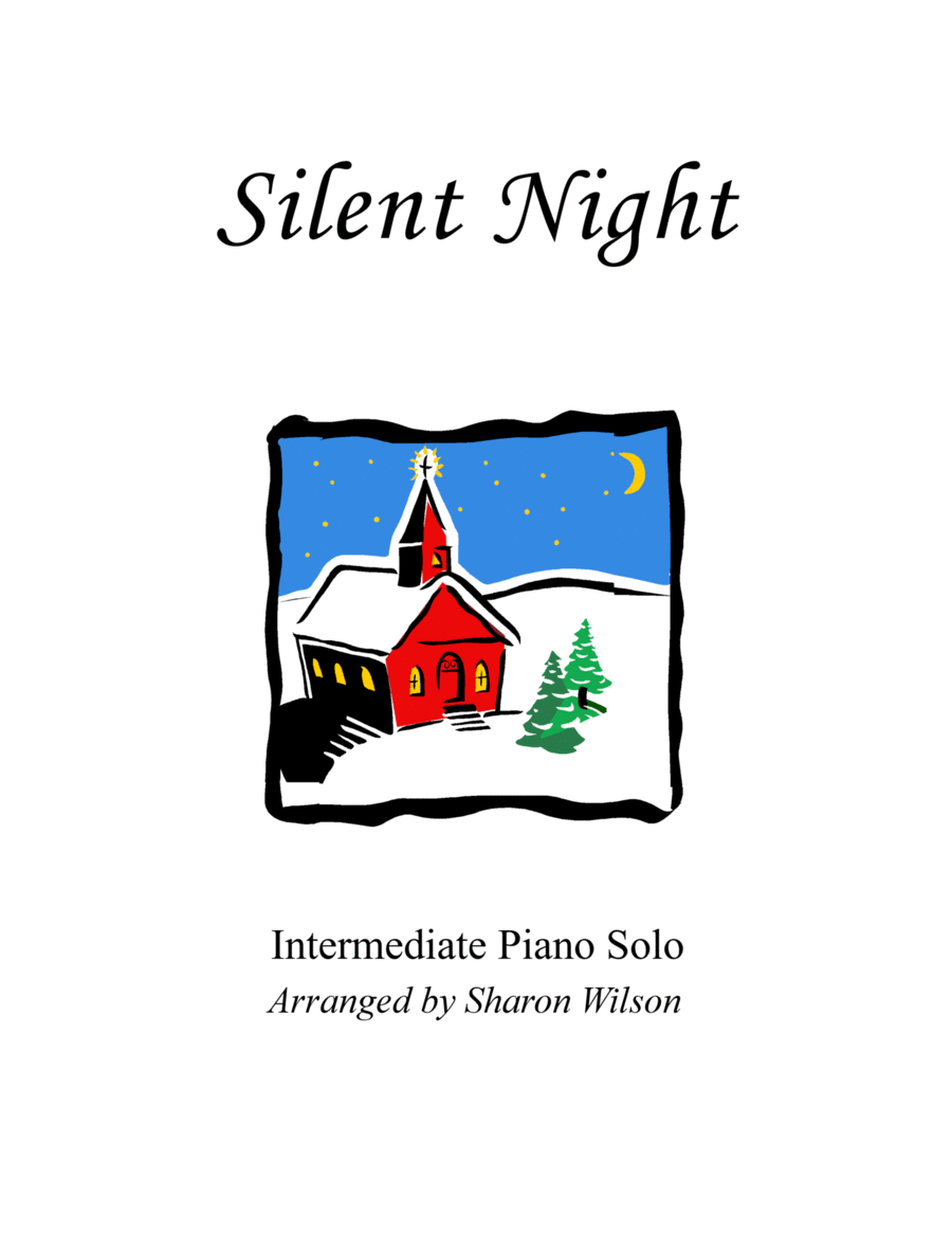 Silent Night Piano Solo scores gallery preview page 1