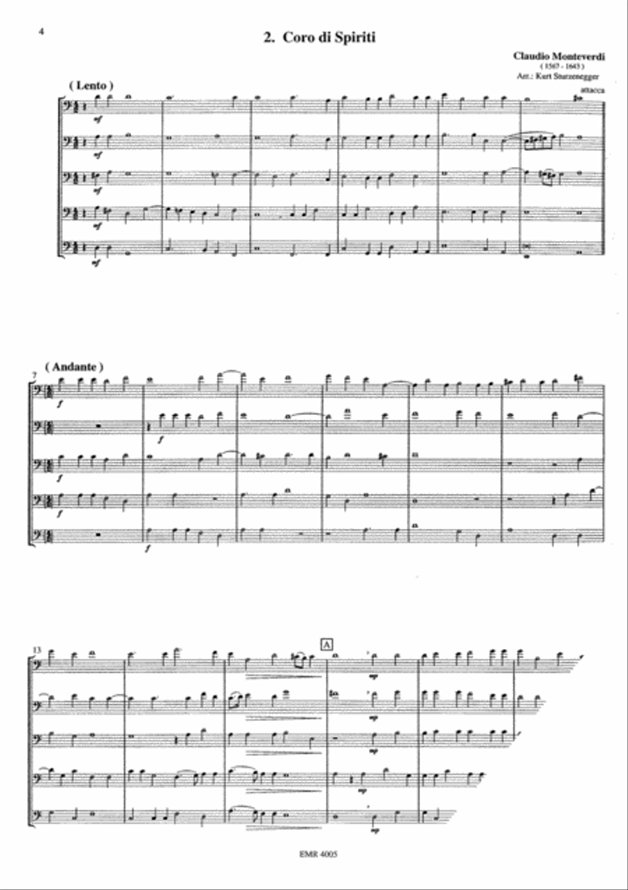 7 Quintets Euphonium Quintet scores gallery preview page 4