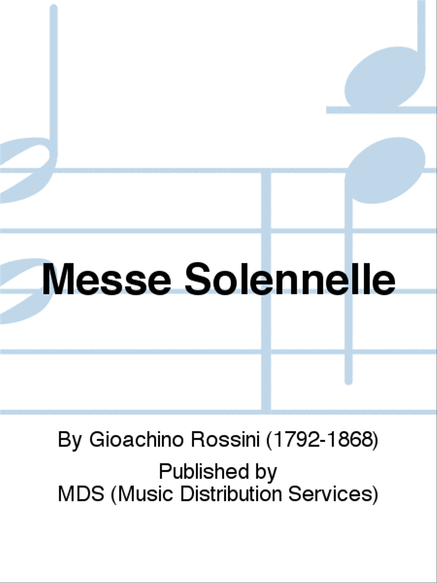 Messe Solennelle Voice Solo scores gallery preview page 1
