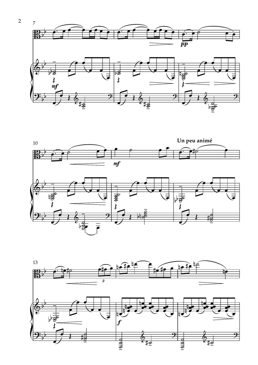 Nocturne Nocturne Viola scores gallery preview page 4