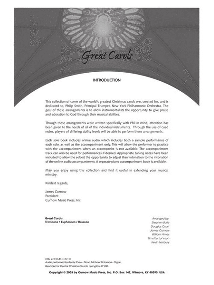 Great Carols Bassoon scores gallery preview page 4