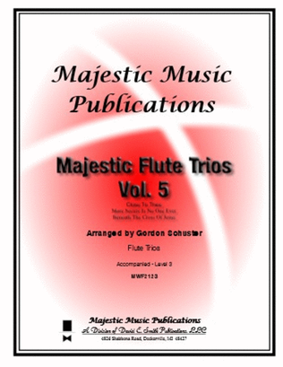 Book cover for Majestic Flute Trios, Vol. 5
