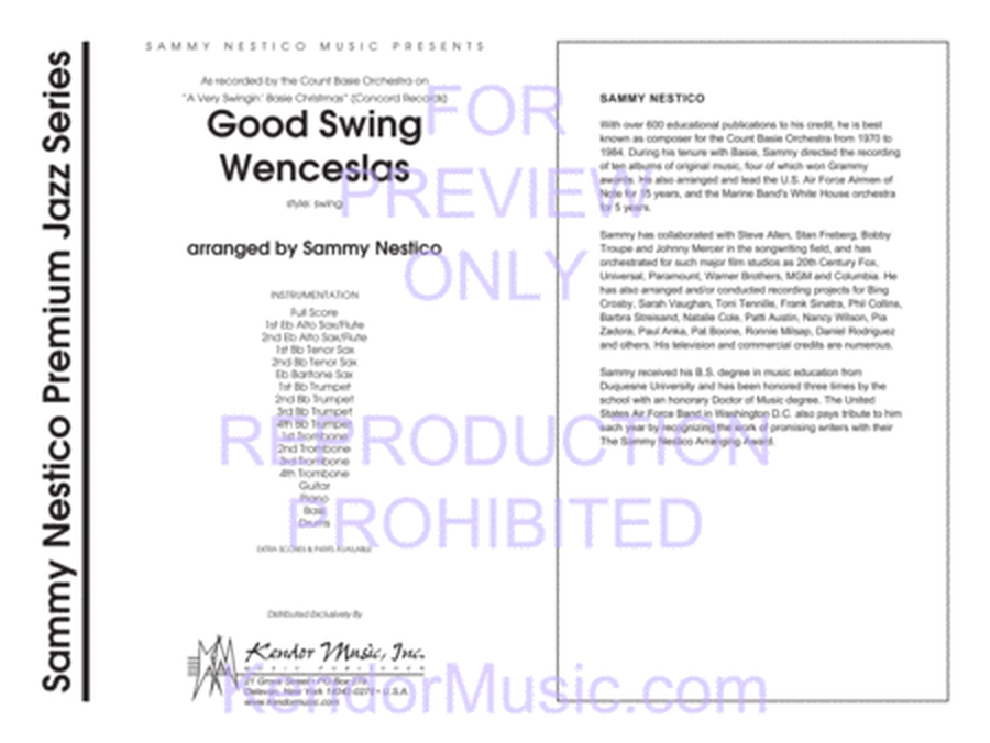 Good Swing Wenceslas (Full Score)