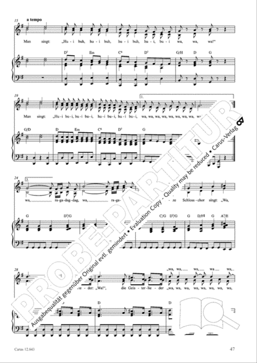 Gruselsongs, Band 1 Score scores gallery preview page 48