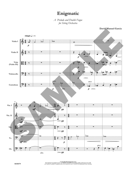 Sinfonietta For Strings: Enigmatic, 3rd movement