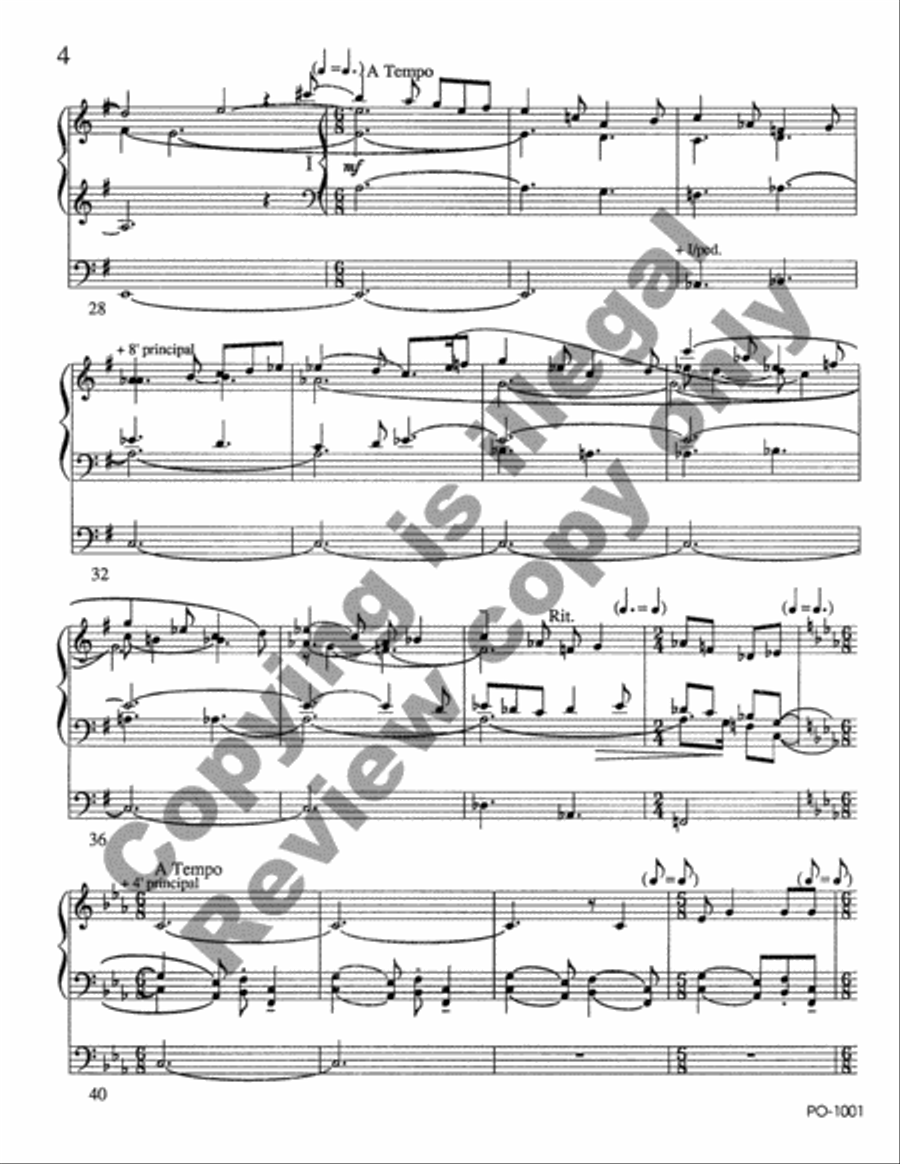 Veni Emmanuel Organ scores gallery preview page 5
