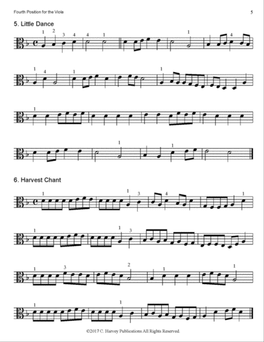 Fourth Position for the Viola Viola scores gallery preview page 3