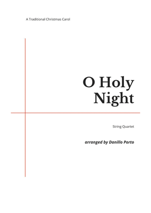 Book cover for O Holy Night - String quartet