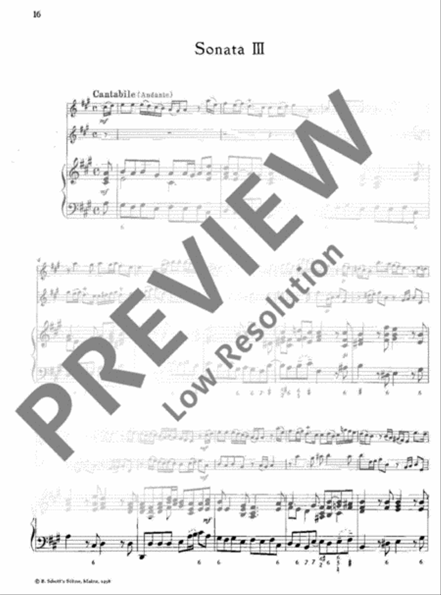 Six Sonatas Cello scores gallery preview page 17