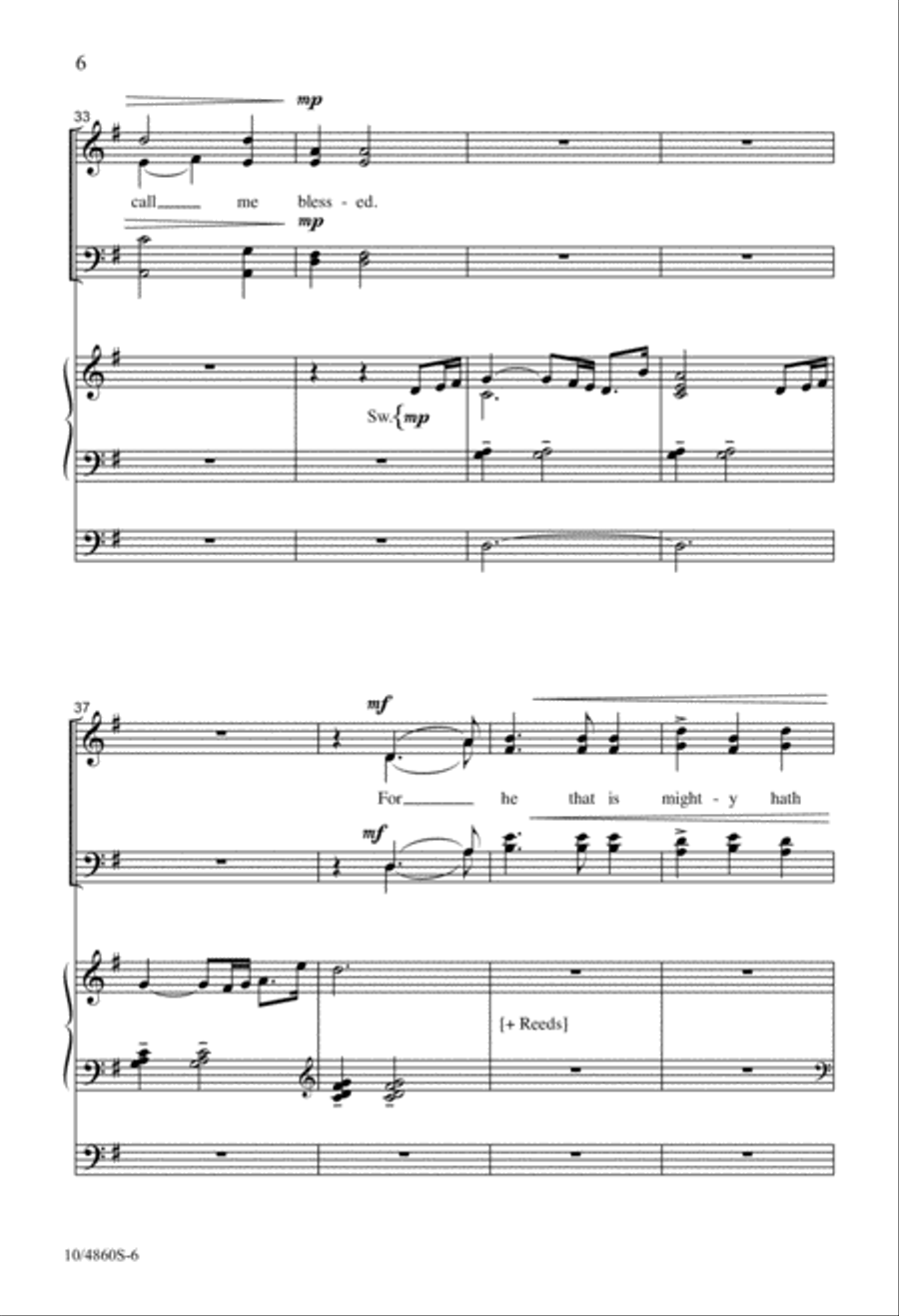 Magnificat and Nunc Dimittis (