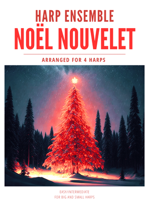 Book cover for Noël Nouvelet - Harp Ensemble