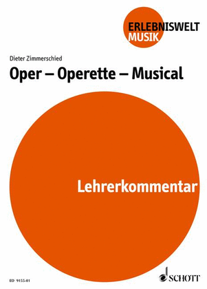 Book cover for Zimmerschied D Oper Operette Musical/lehrerh