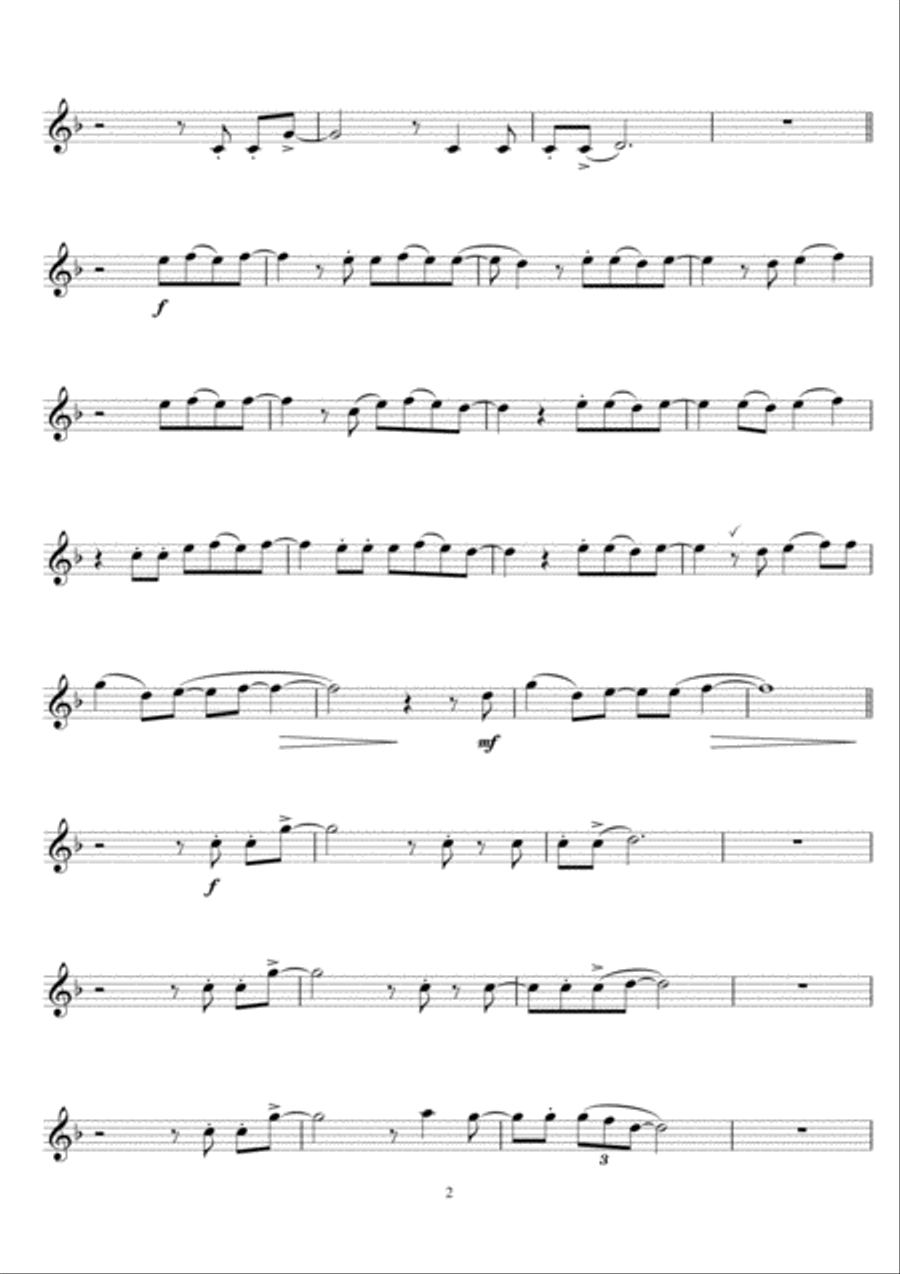 Jealousy Jealousy Clarinet Solo scores gallery preview page 2