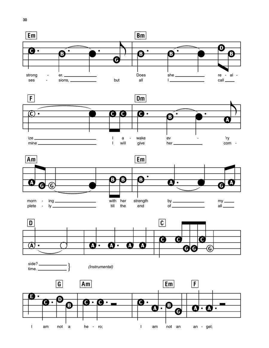 In Her Eyes Electronic Keyboard scores gallery preview page 2