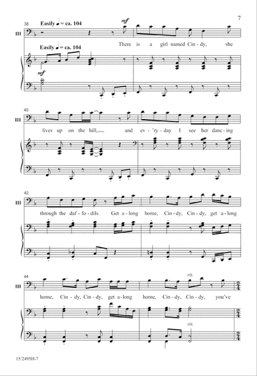 An Americana Songbook 3-Part scores gallery preview page 8