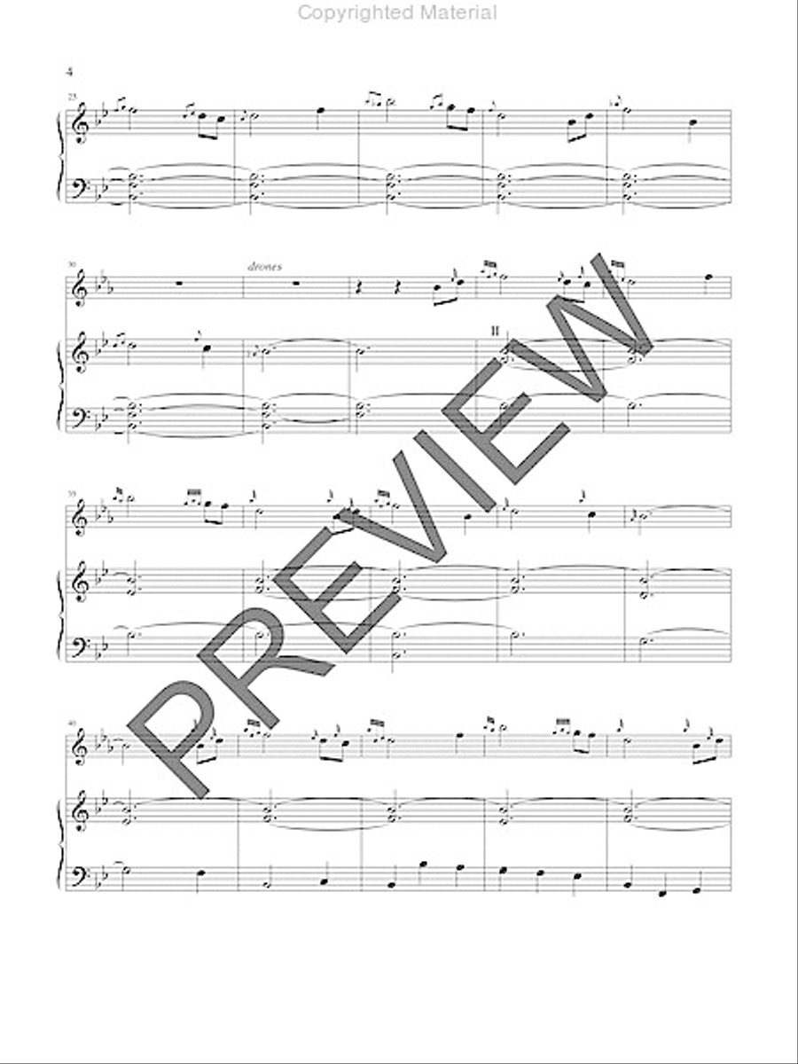 My Shepherd Will Supply My Need Bagpipe scores gallery preview page 3