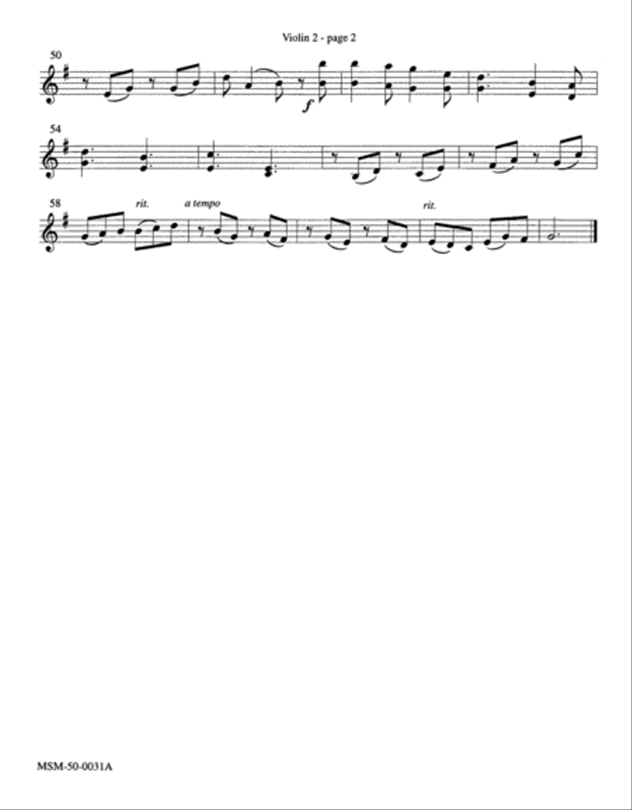 Behold, a Mystical Rose (Downloadable String Parts) Choir scores gallery preview page 4