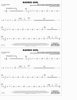 Barbie Girl (arr. Paul Murtha) - Aux Percussion