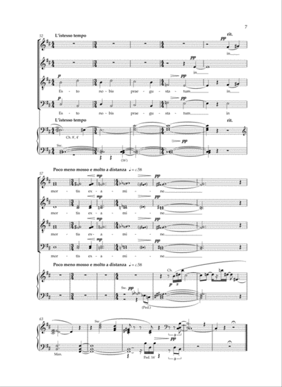Ave Verum Corpus Ave Verum Corpus 4-Part scores gallery preview page 4