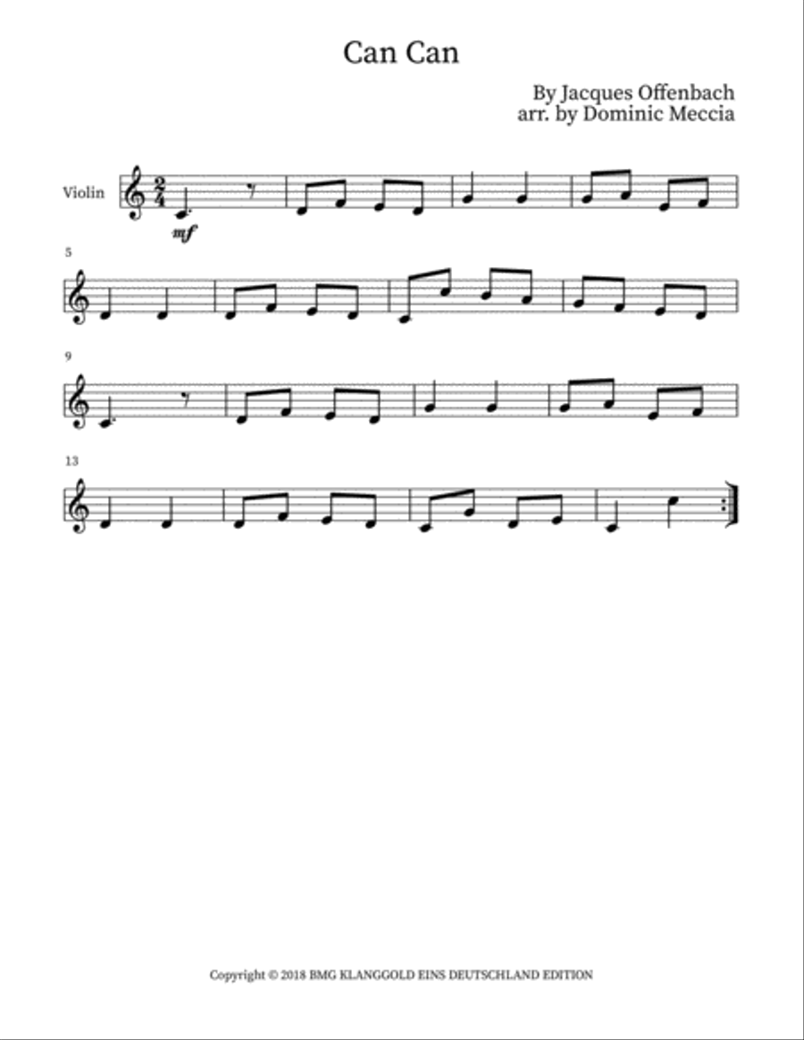 Can Can String Duet scores gallery preview page 2