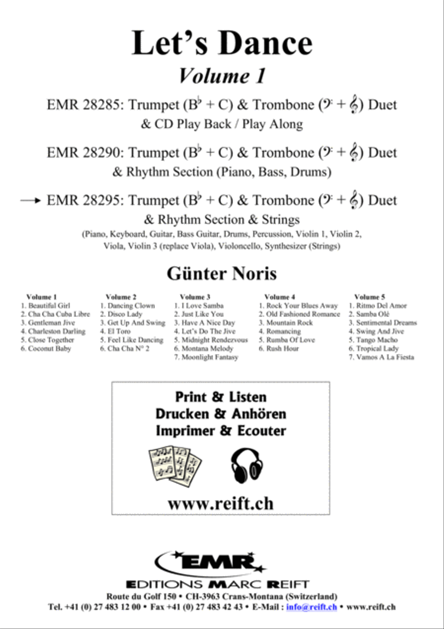 Let's Dance Volume 1 Let's Dance Volume 1 Brass Ensemble scores gallery preview page 2