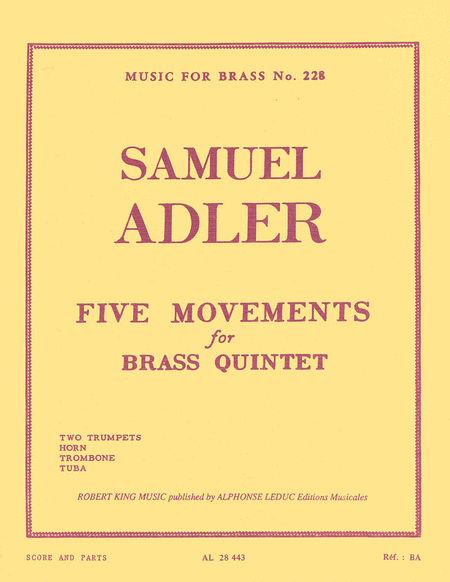 5 Mouvements (quintet-brass)