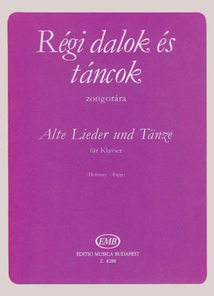 Book cover for Old Songs And Dances