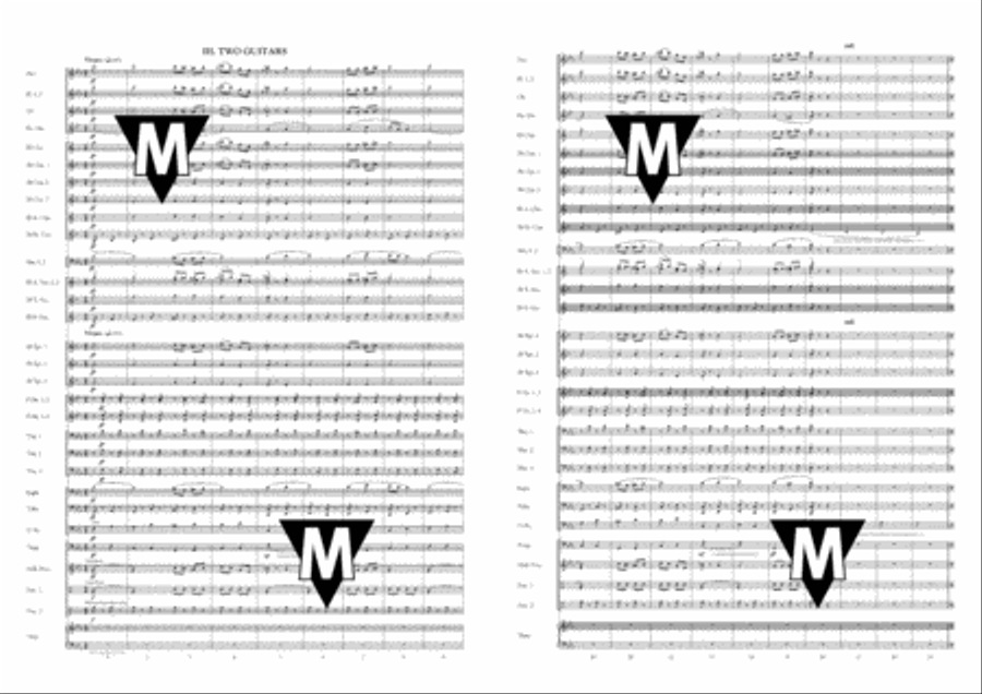 Old Russian Romances Concert Band scores gallery preview page 15