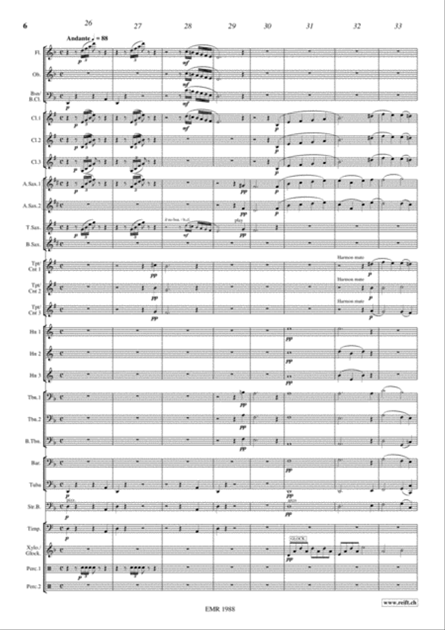 Traveller's Diary Concert Band scores gallery preview page 7