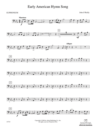 Early American Hymn Song: Baritone B.C.