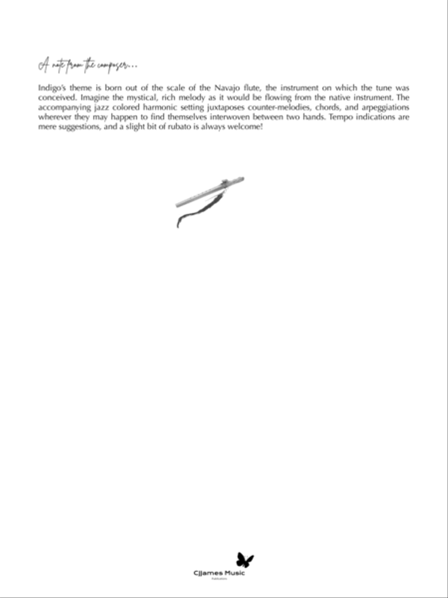Indigo (Piano Solo) Piano Solo scores gallery preview page 2