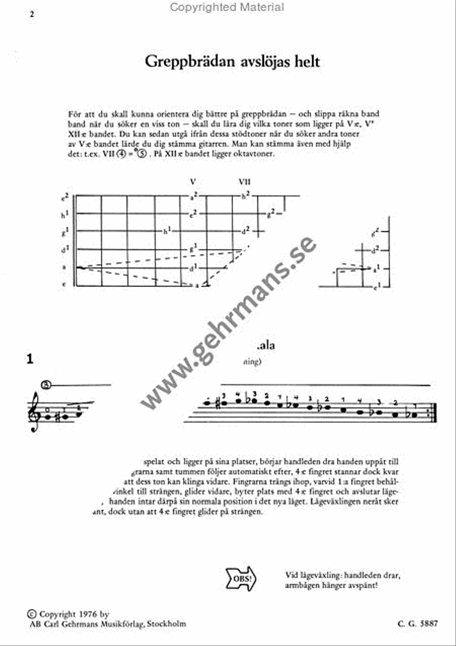 Lar dig spela gitarr 3 Lar dig spela gitarr 3 Guitar scores gallery preview page 2