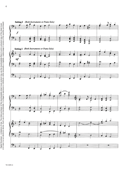 Hymn Innovations For Organ And Piano