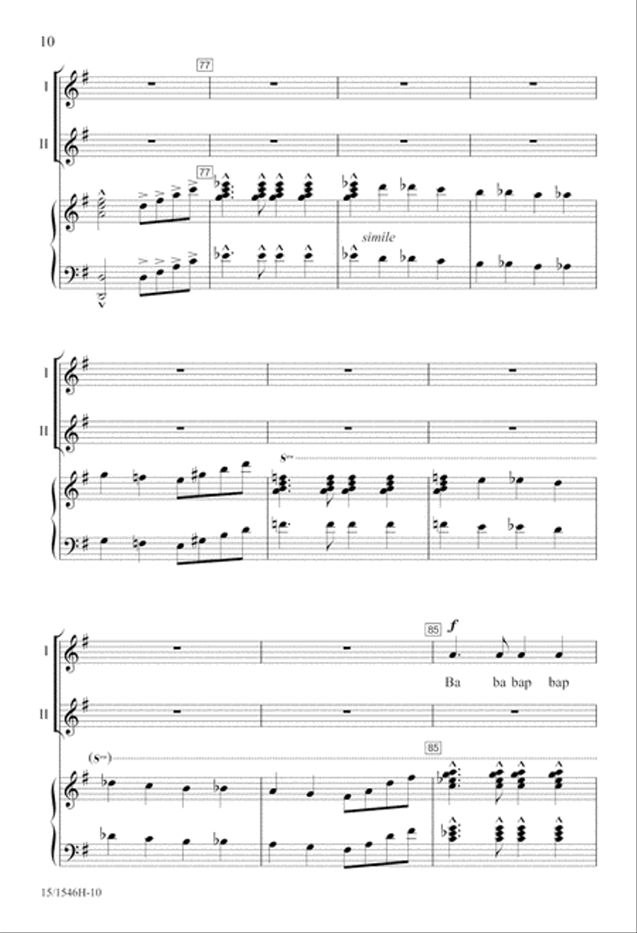Stars and Stripes 2-Part scores gallery preview page 11