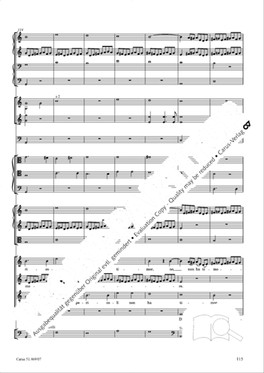 Davide penitente 4-Part scores gallery preview page 128