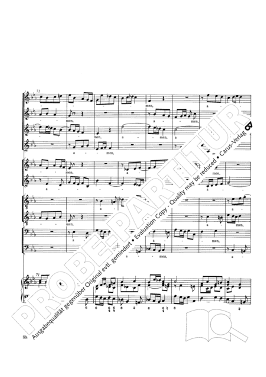 Stabat mater Choir scores gallery preview page 88