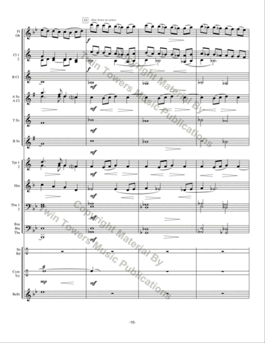 Chorale Prelude: For The Beauty of the Earth Concert Band scores gallery preview page 11