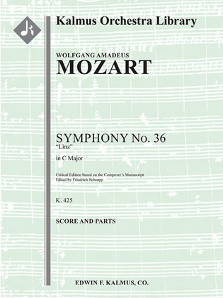 Book cover for Symphony No. 36 in C, K. 425 'Linz'